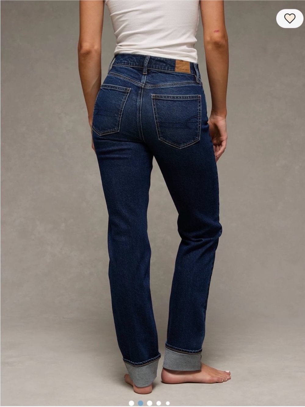 American Eagle Straight Super High Rise